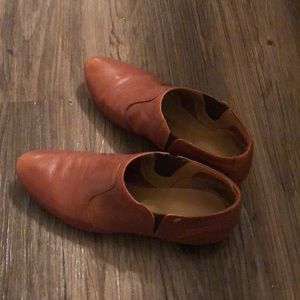 Leather Nine West Booties